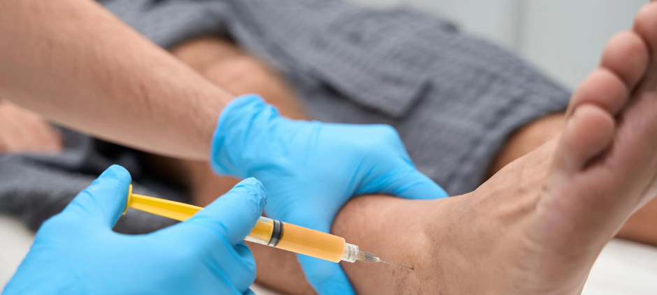foot injection