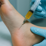 PRP therapy on foot